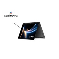 MSI Laptop Prestige 14 Flip AI+ D3MTG / Intel Core Ultra 9 386H, 14", 1920 x 1200, 32 GB RAM, 2 TB SSD, Windows 11 Pro, siva